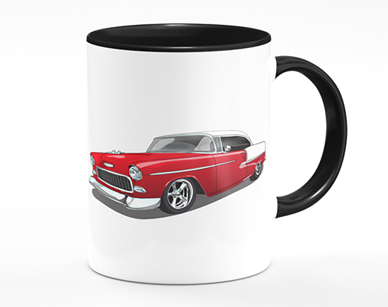American Classic 5 Mug featuring vibrant edge-to-edge print and matching handle colors, perfect for coffee or tea.
