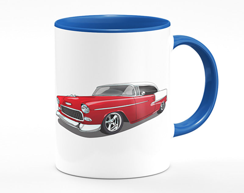 American Classic 5 Mug featuring vibrant edge-to-edge print and matching handle colors, perfect for coffee or tea.