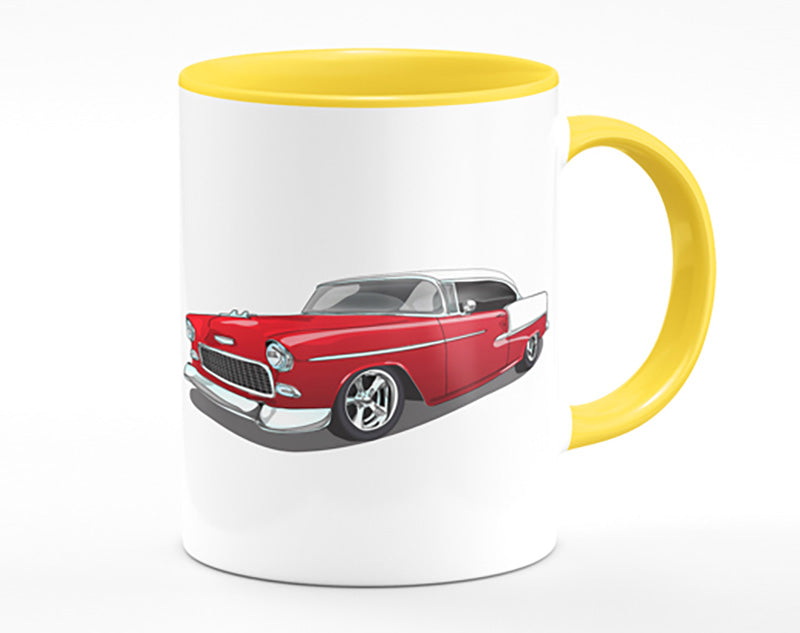American Classic 5 Mug featuring vibrant edge-to-edge print and matching handle colors, perfect for coffee or tea.