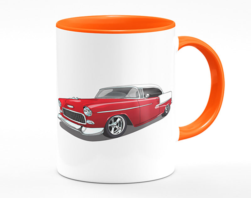 American Classic 5 Mug featuring vibrant edge-to-edge print and matching handle colors, perfect for coffee or tea.