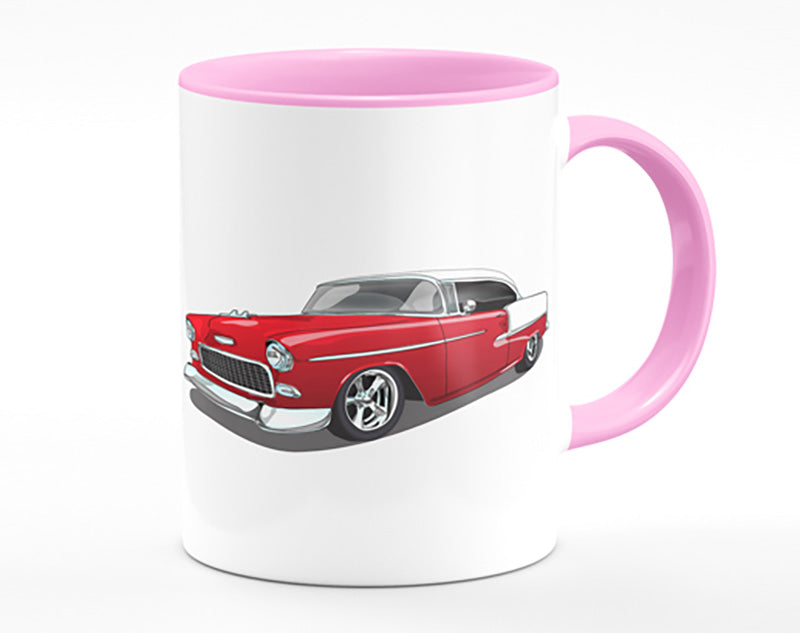 American Classic 5 Mug featuring vibrant edge-to-edge print and matching handle colors, perfect for coffee or tea.