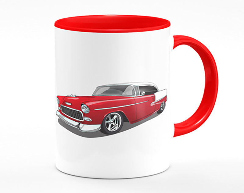 American Classic 5 Mug featuring vibrant edge-to-edge print and matching handle colors, perfect for coffee or tea.