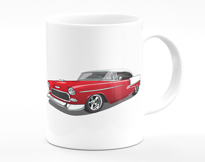 American Classic 5 Mug featuring vibrant edge-to-edge print and matching handle colors, perfect for coffee or tea.