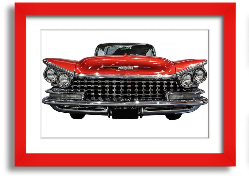 American Classic 8 framed print showcasing elegant design and multiple frame color options, handmade in the UK.