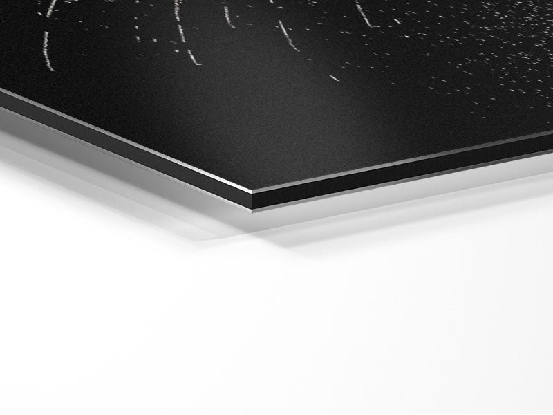 A vibrant American Flag Eagle art piece printed on brushed aluminium dibond, showcasing a majestic eagle against the backdrop of the American flag.