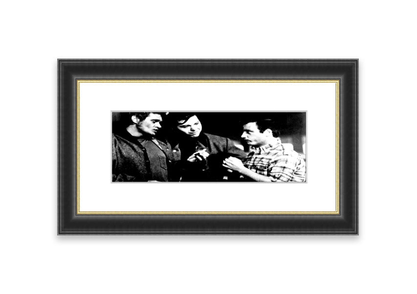 American Graffiti Cornwall framed print showcasing vibrant colors and classic Americana style, ready to hang.