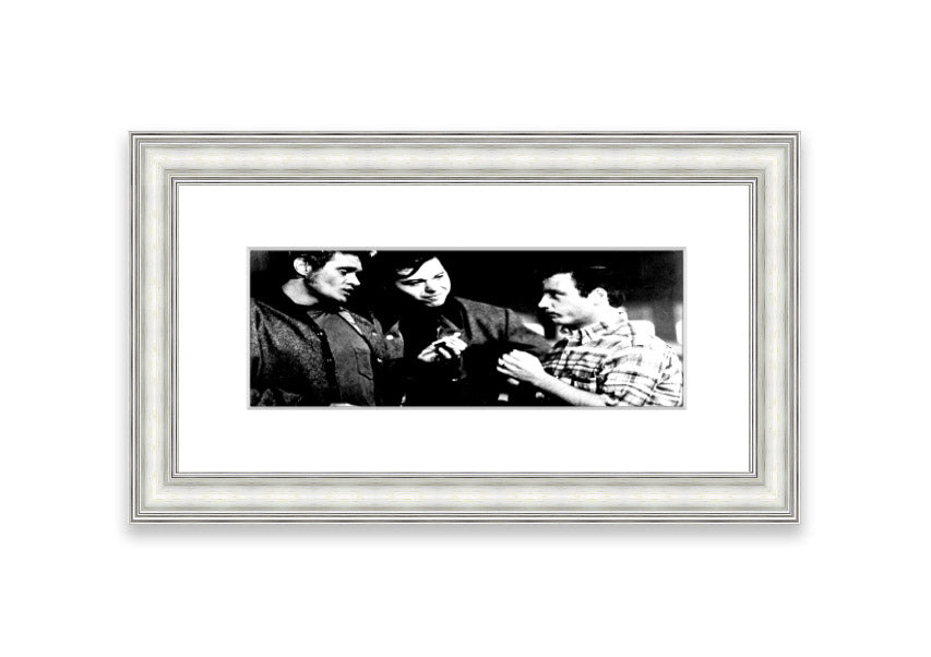 American Graffiti Cornwall framed print showcasing vibrant colors and classic Americana style, ready to hang.