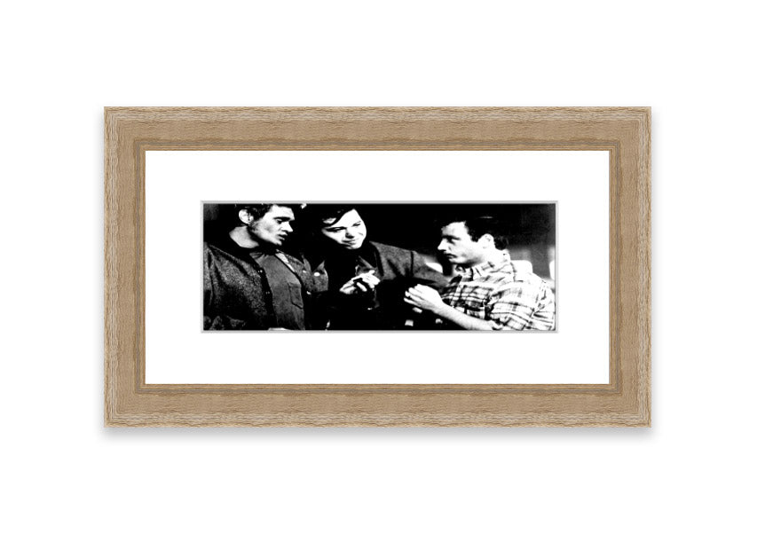 American Graffiti Cornwall framed print showcasing vibrant colors and classic Americana style, ready to hang.