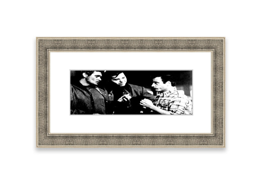 American Graffiti Cornwall framed print showcasing vibrant colors and classic Americana style, ready to hang.