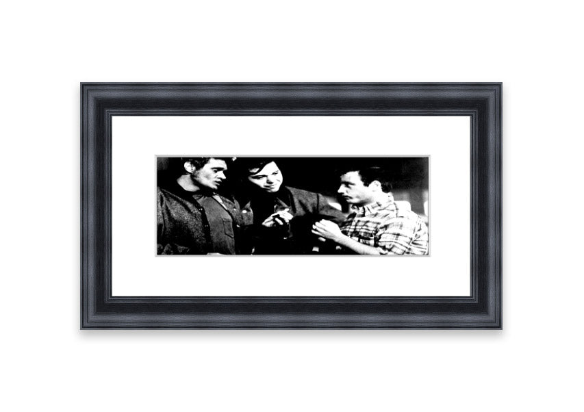 American Graffiti Cornwall framed print showcasing vibrant colors and classic Americana style, ready to hang.