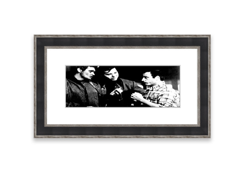 American Graffiti Cornwall framed print showcasing vibrant colors and classic Americana style, ready to hang.