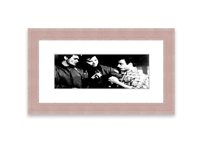 American Graffiti Cornwall framed print showcasing vibrant colors and classic Americana style, ready to hang.