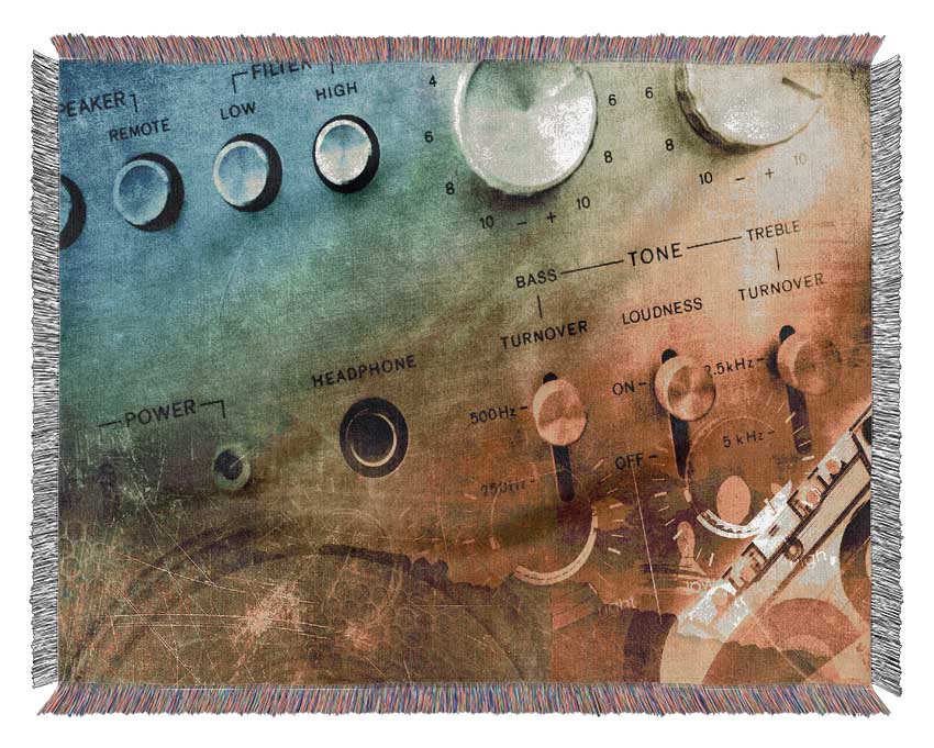 Luxurious 100% cotton throw blanket in a thermal weave, perfect for bed or couch, showcasing a stylish design.