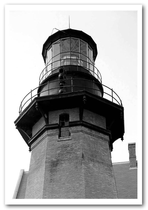 Ansel Adams Block Island Southeast Light poster on high-quality canvas, showcasing a historic lighthouse against a serene landscape.