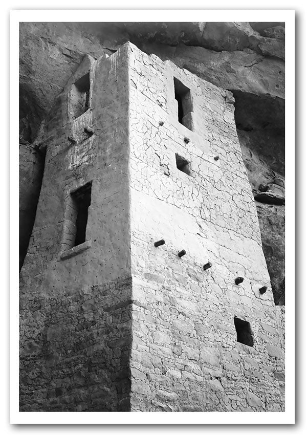 Ansel Adams Mesa Verde National Park Cliff Dwellings 2 poster on high-quality canvas, showcasing ancient cliff dwellings and stunning landscape.