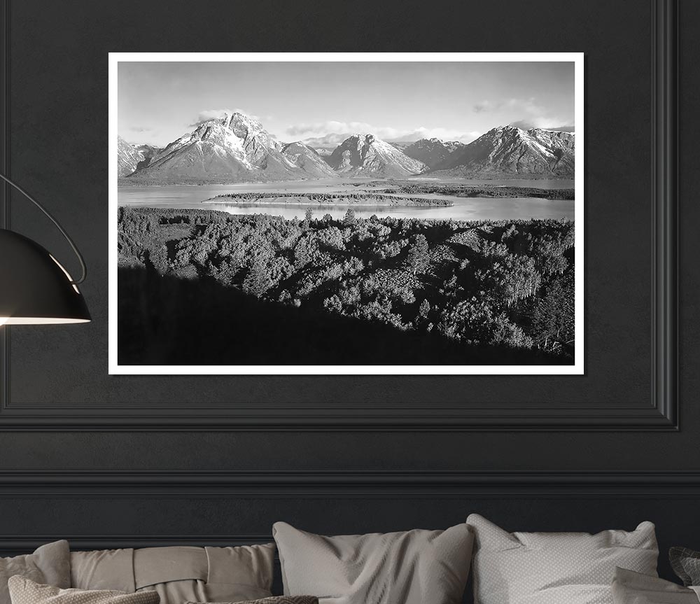 Ansel Adams Signal Hill canvas print showcasing stunning Wyoming landscape.