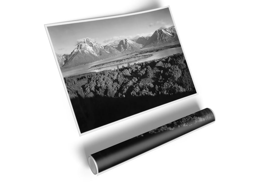 Ansel Adams Signal Hill canvas print showcasing stunning Wyoming landscape.