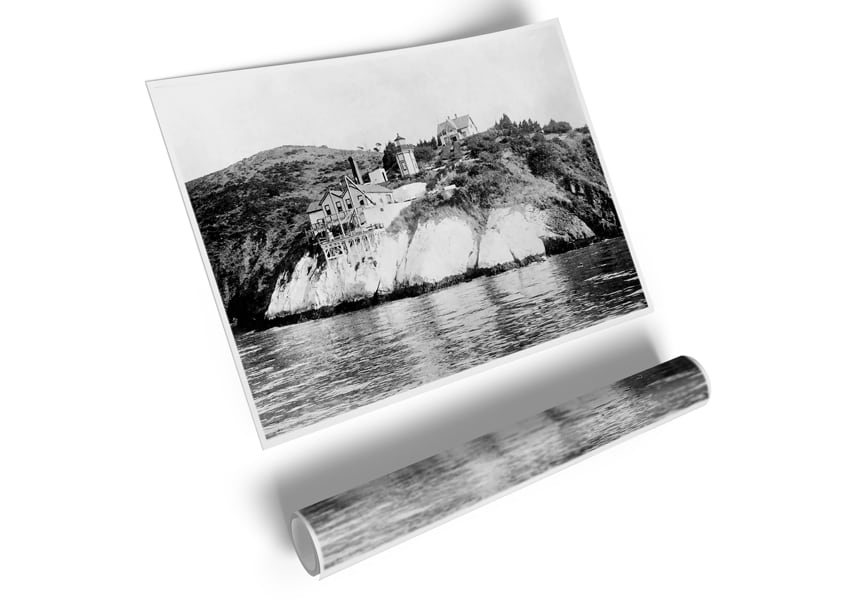 Ansel Adams Yerba Buena poster on high-quality canvas, showcasing stunning landscape photography.