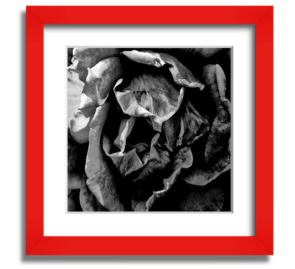 Anti Social Square Framed Print in multiple frame colors, handmade in the UK, ready to hang.