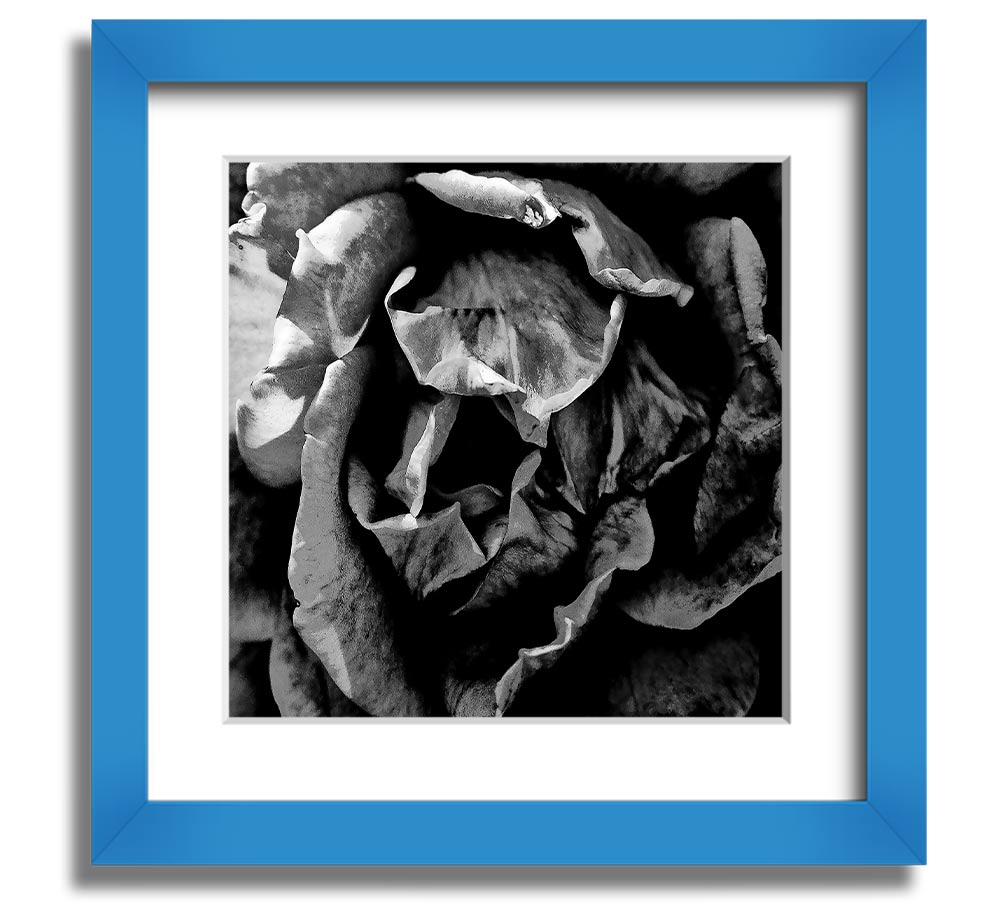 Anti Social Square Framed Print in multiple frame colors, handmade in the UK, ready to hang.