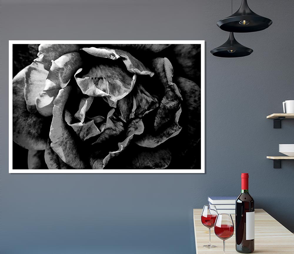 Anti Social canvas poster featuring bold design and vibrant colors, ready for display or framing.