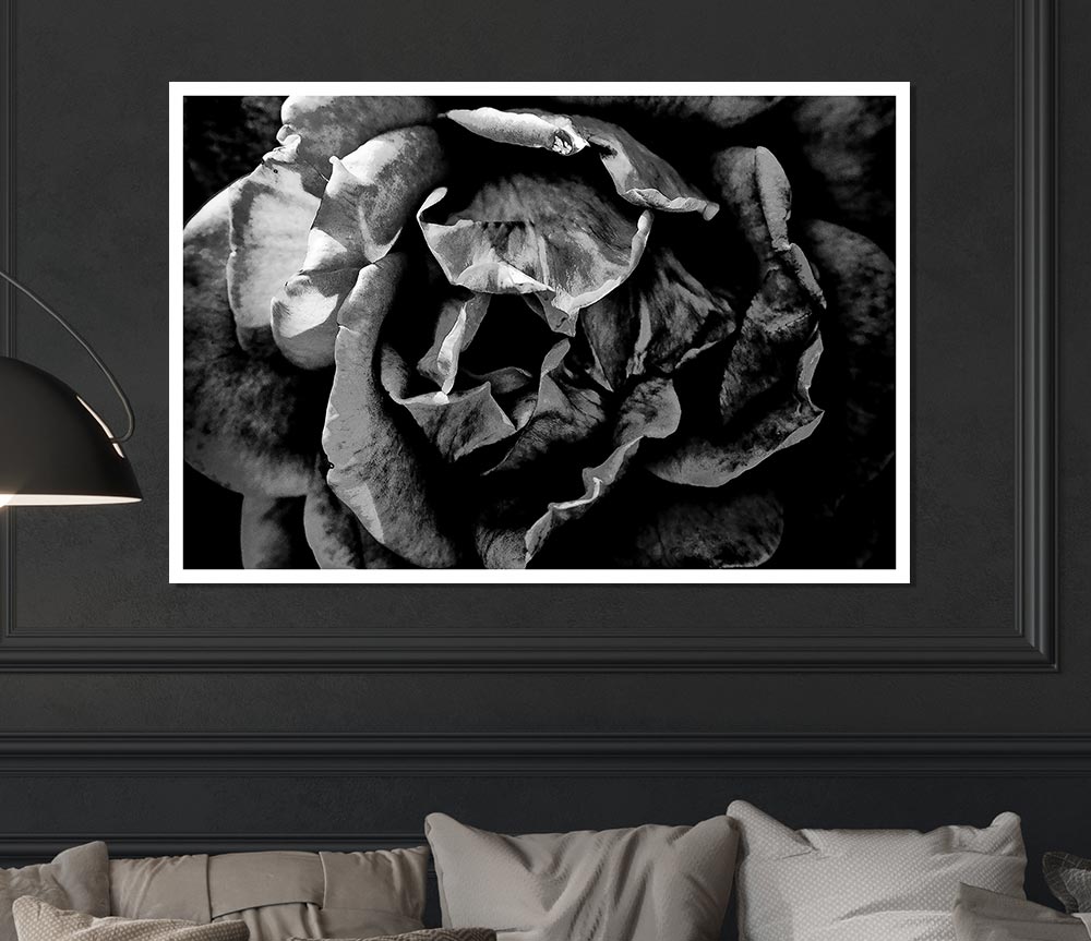 Anti Social canvas poster featuring bold design and vibrant colors, ready for display or framing.