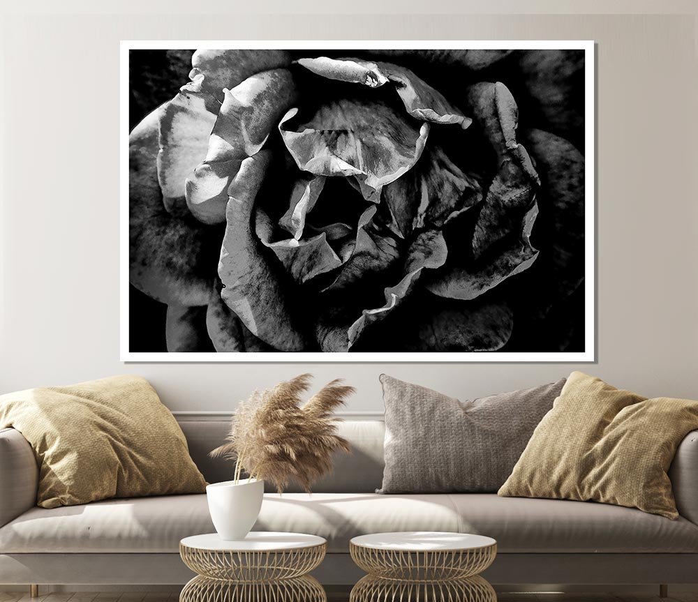 Anti Social canvas poster featuring bold design and vibrant colors, ready for display or framing.