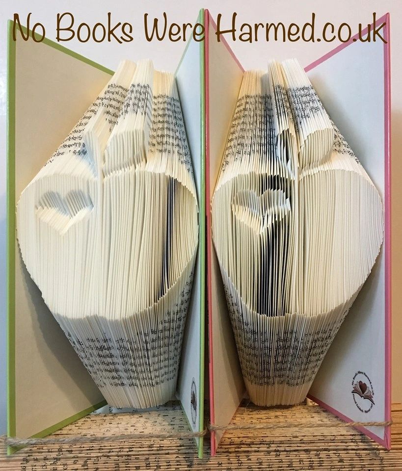 Handcrafted apple art made from vintage book pages, symbolizing appreciation for teachers.