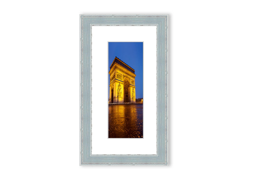 Arc De Triomphe 3 framed print showcasing the iconic monument, elegantly framed in multiple color options.