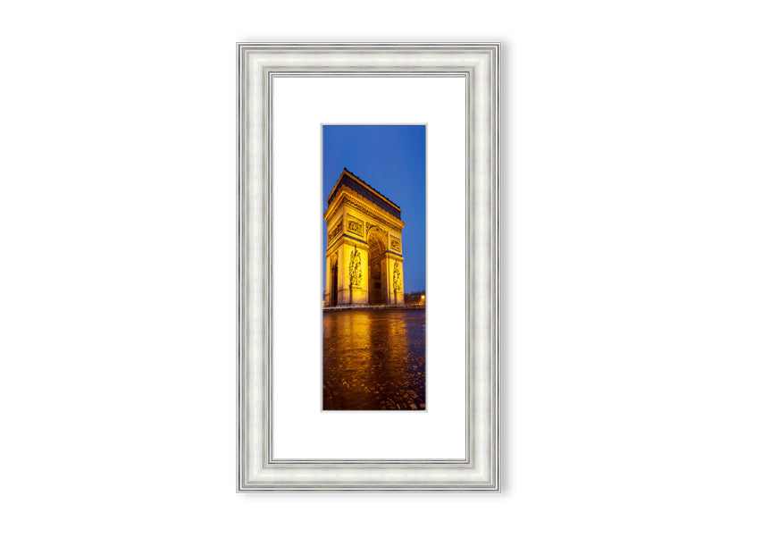 Arc De Triomphe 3 framed print showcasing the iconic monument, elegantly framed in multiple color options.