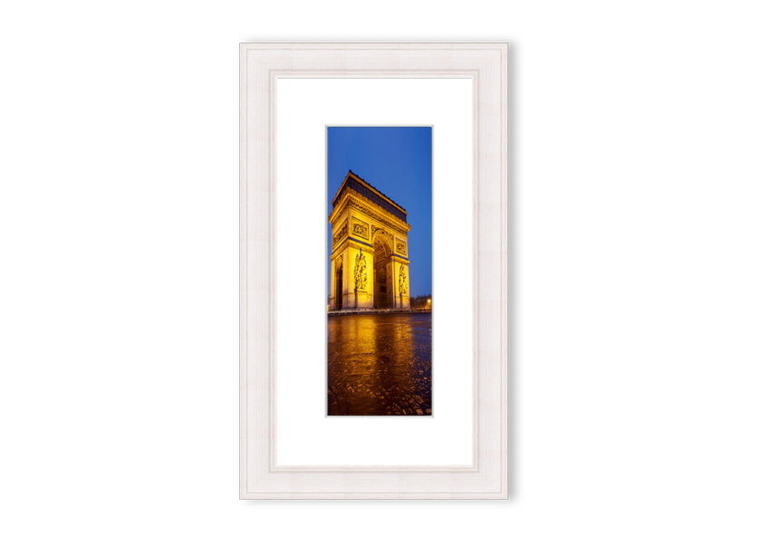 Arc De Triomphe 3 framed print showcasing the iconic monument, elegantly framed in multiple color options.