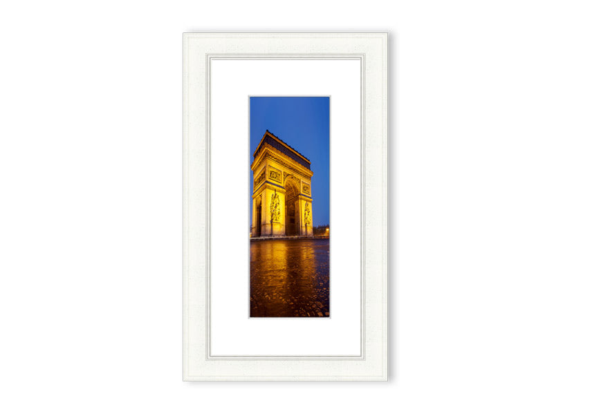 Arc De Triomphe 3 framed print showcasing the iconic monument, elegantly framed in multiple color options.