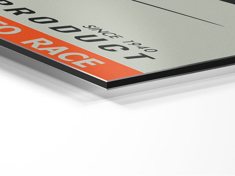 Arizona Riders artwork printed on brushed aluminium dibond, showcasing vibrant colors and modern design.