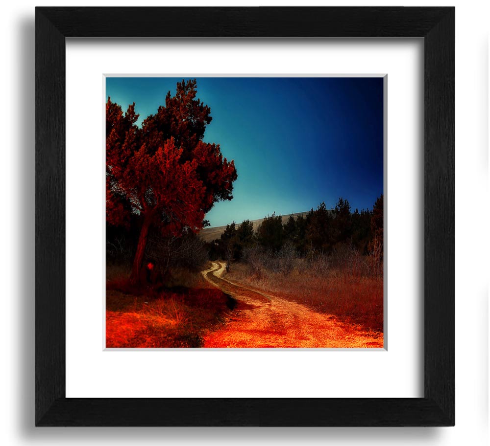 Armenia Secret Place Square Framed Print in various frame colors, showcasing a beautiful artwork ready to hang.