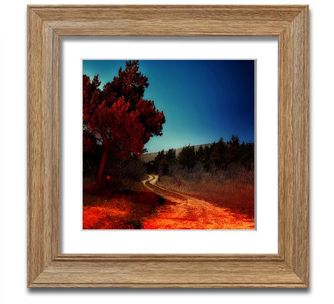 Armenia Secret Place Square Framed Print in various frame colors, showcasing a beautiful artwork ready to hang.