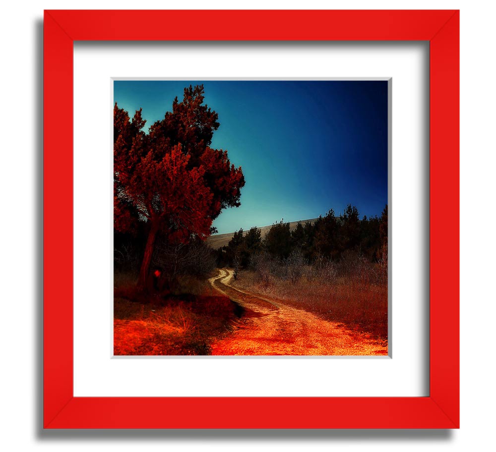 Armenia Secret Place Square Framed Print in various frame colors, showcasing a beautiful artwork ready to hang.