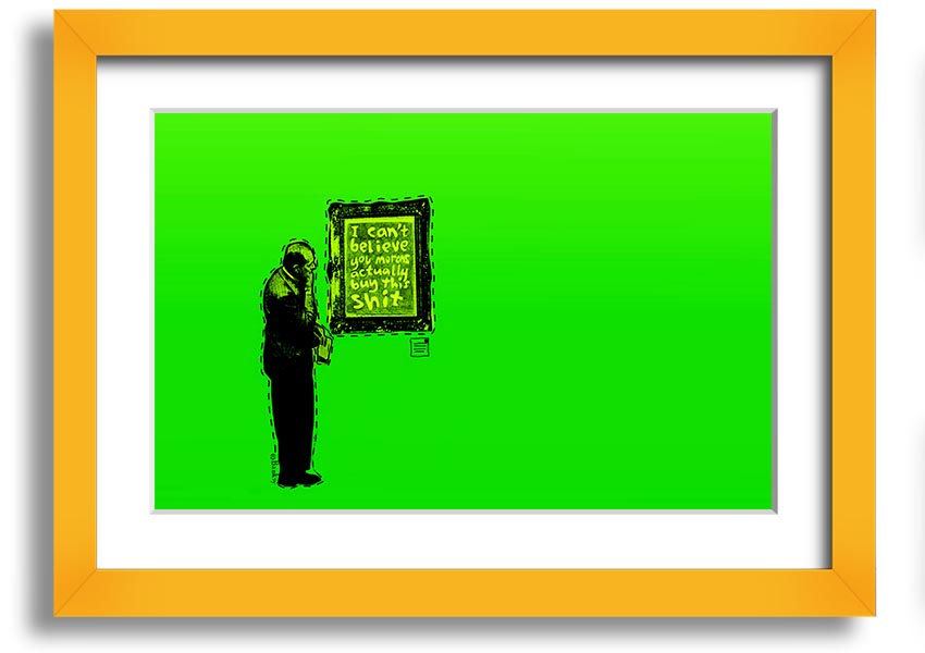 Art Auction Green framed print showcasing vibrant colors and elegant design, ready to hang.