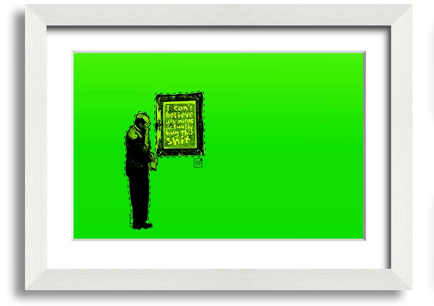Art Auction Green framed print showcasing vibrant colors and elegant design, ready to hang.