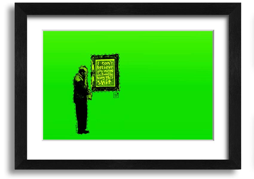 Art Auction Green framed print showcasing vibrant colors and elegant design, ready to hang.