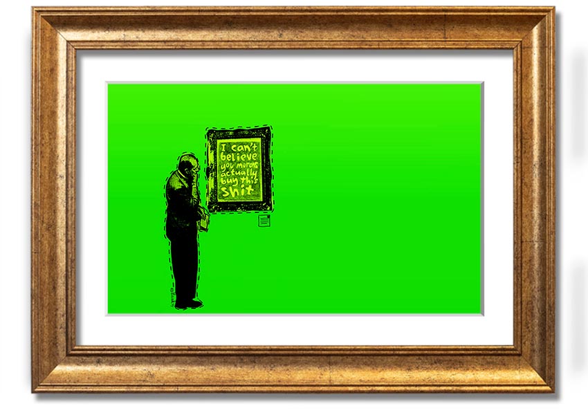 Art Auction Green framed print showcasing vibrant colors and elegant design, ready to hang.
