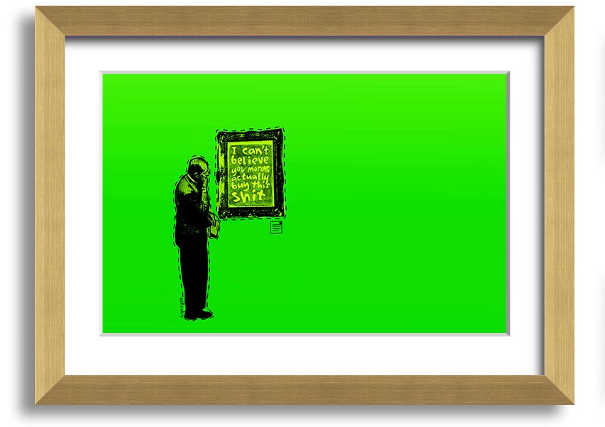 Art Auction Green framed print showcasing vibrant colors and elegant design, ready to hang.