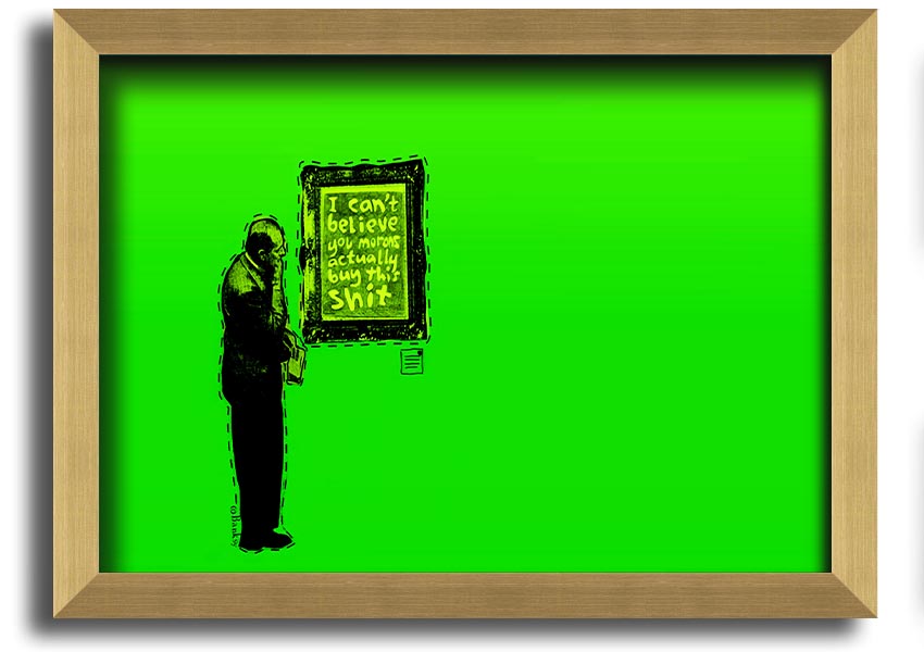 Art Auction Green framed print showcasing vibrant colors and elegant design, ready to hang.