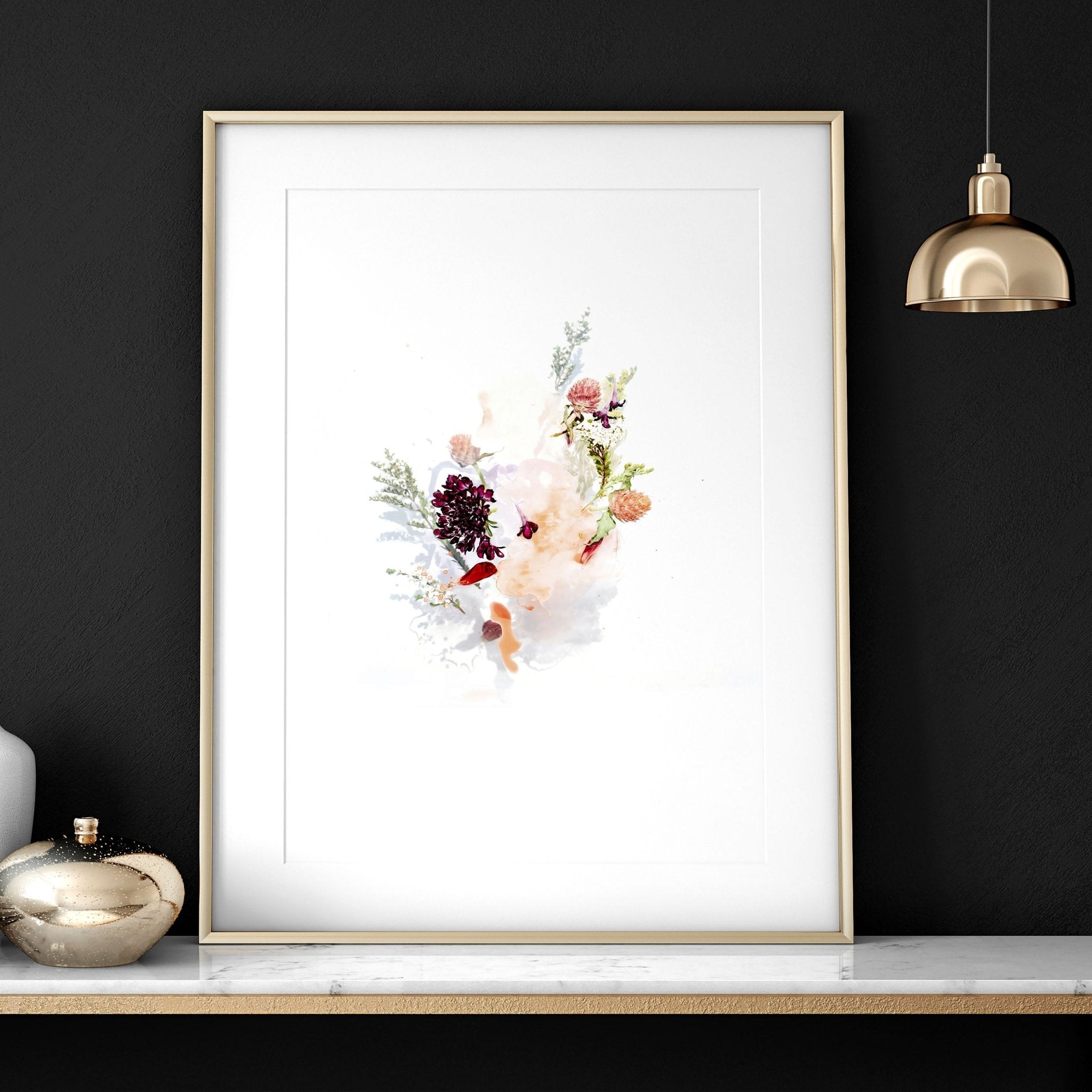 Set of 3 wall prints featuring Roses and Butterflies in Shabby Chic style, perfect for bedroom decor.