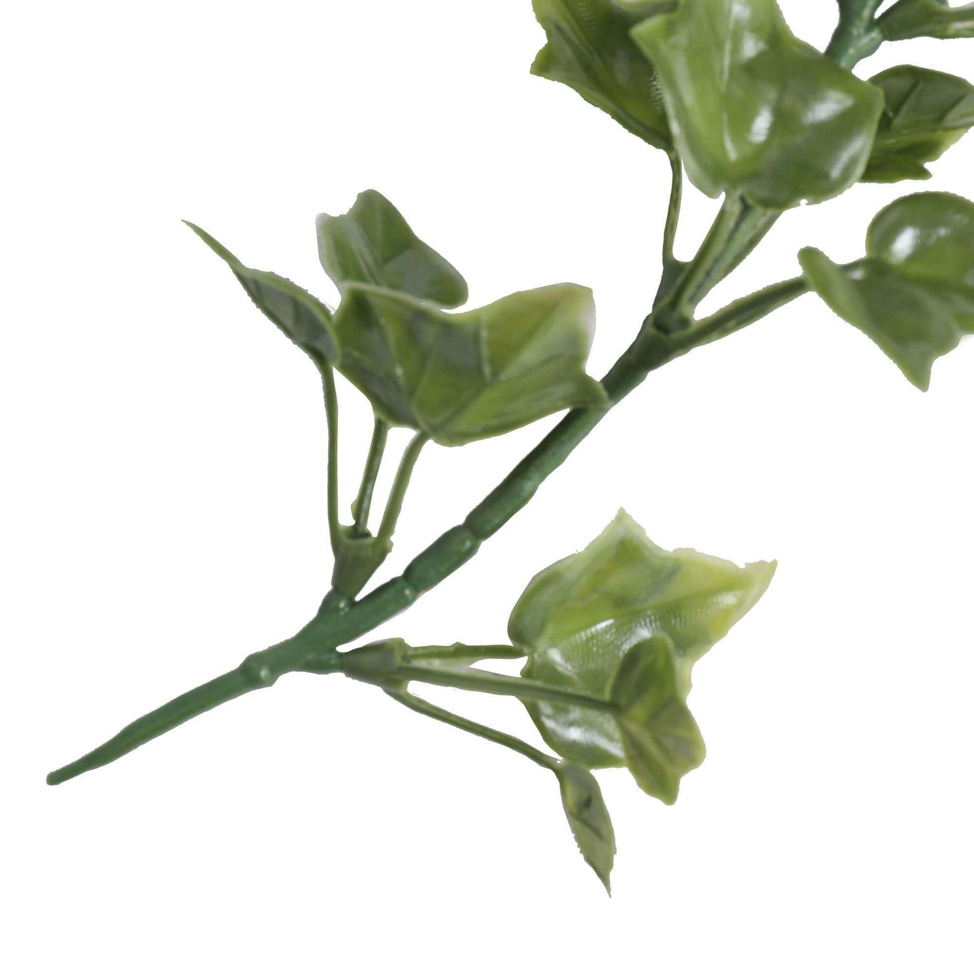 Artificial hanging English ivy garland with mixed green leaves, 200cm long, perfect for year-round decoration.