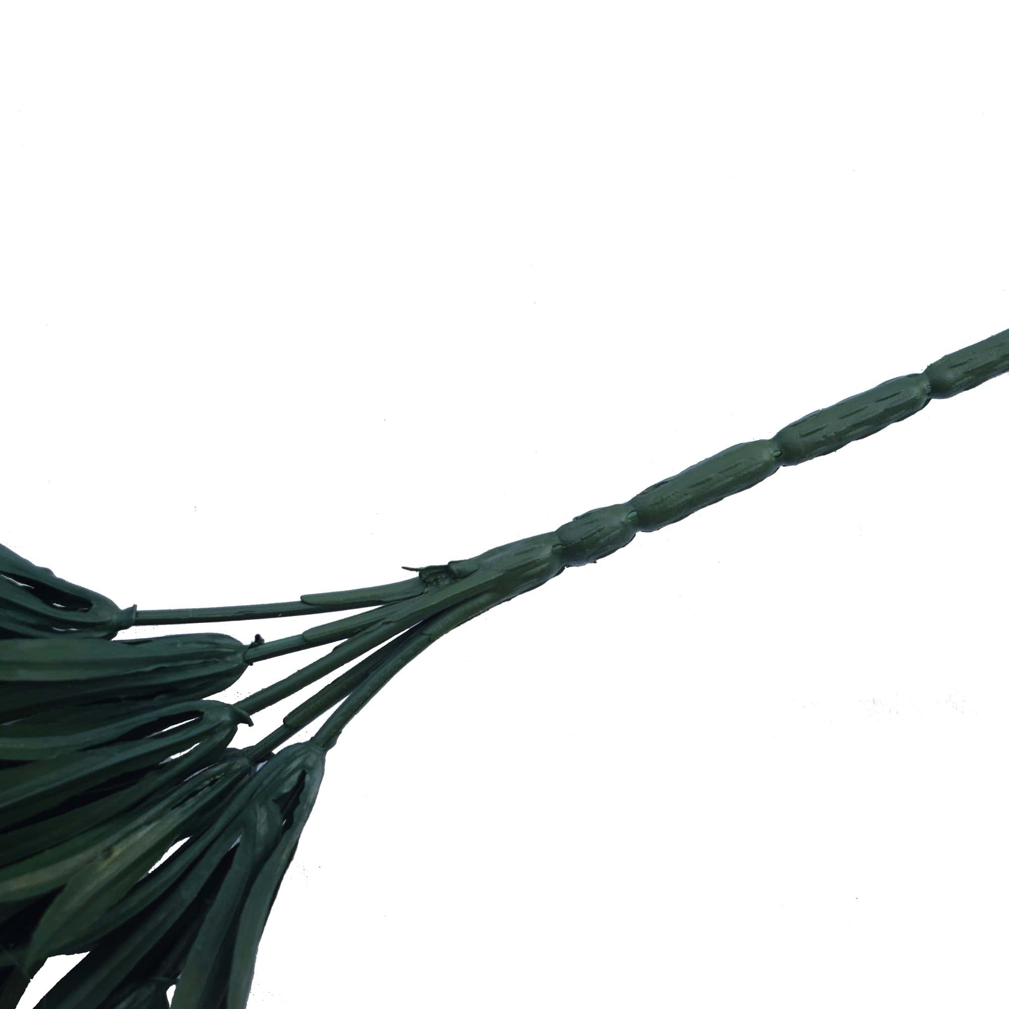 A realistic artificial lavender stem featuring vibrant purple flowers and dark green foliage, measuring 32cm in length, suitable for indoor and outdoor use.