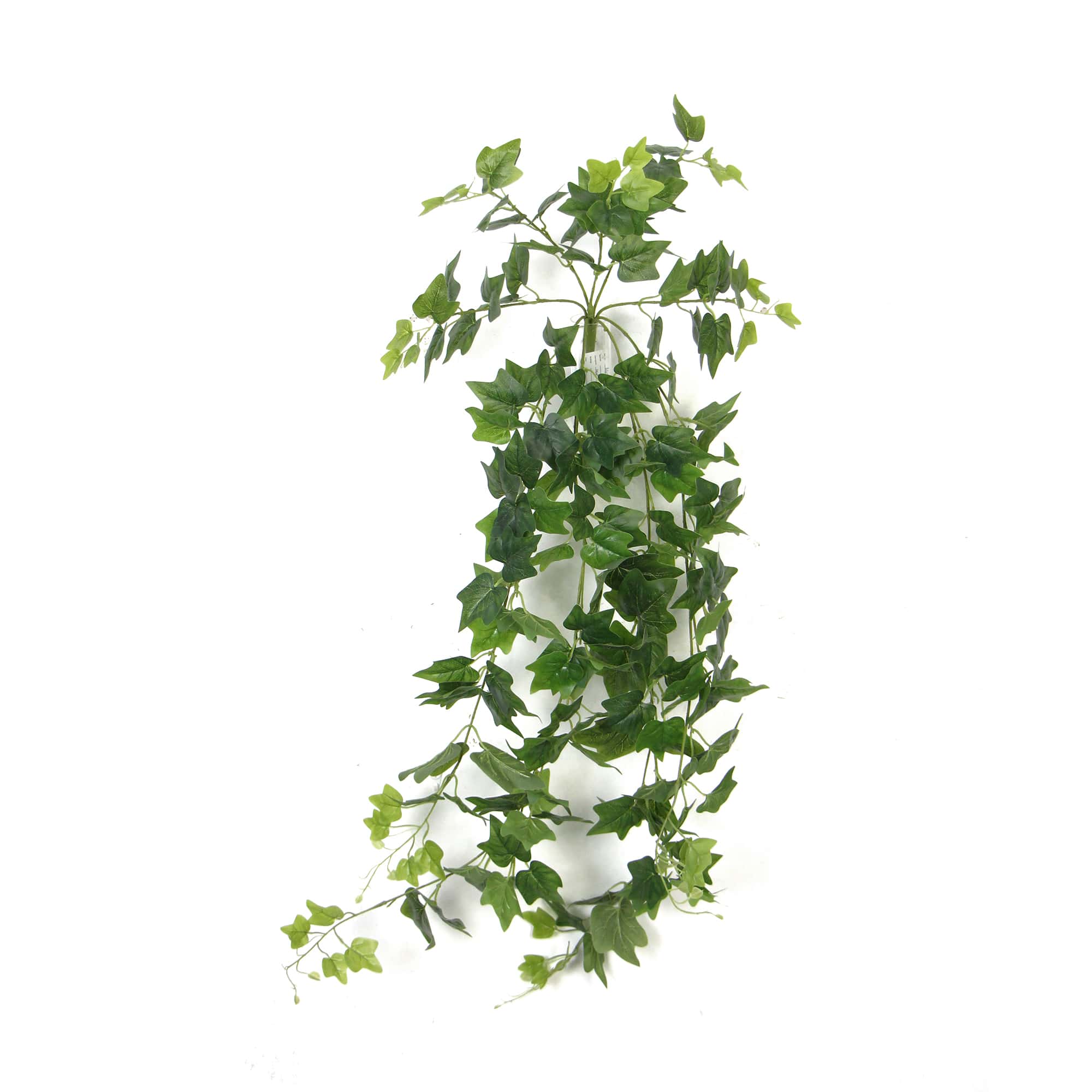 A 90cm long artificial hanging ivy bush with dense, realistic green foliage, ideal for indoor decoration.