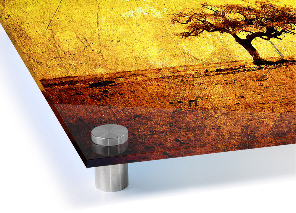 Artistic Texture acrylic print on 5mm thick acrylic glass, showcasing vibrant colors and modern design, ready to hang on the wall.