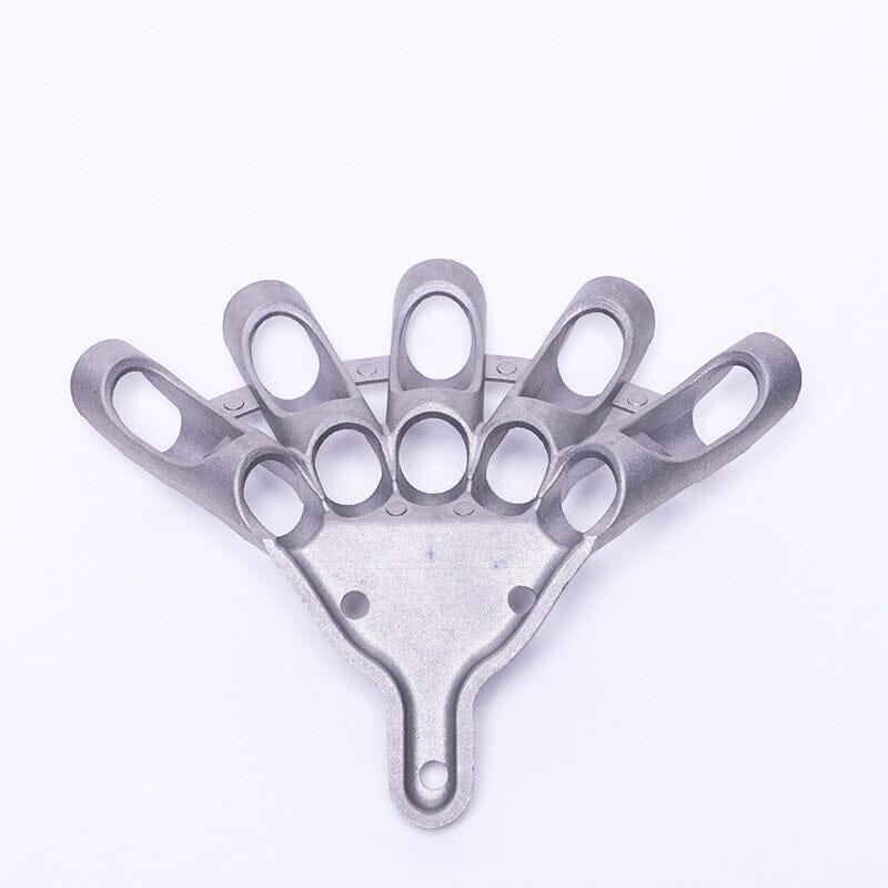 Porte-drapeau en aluminium à cinq doigts, léger et durable, avec finition résistante à la corrosion.