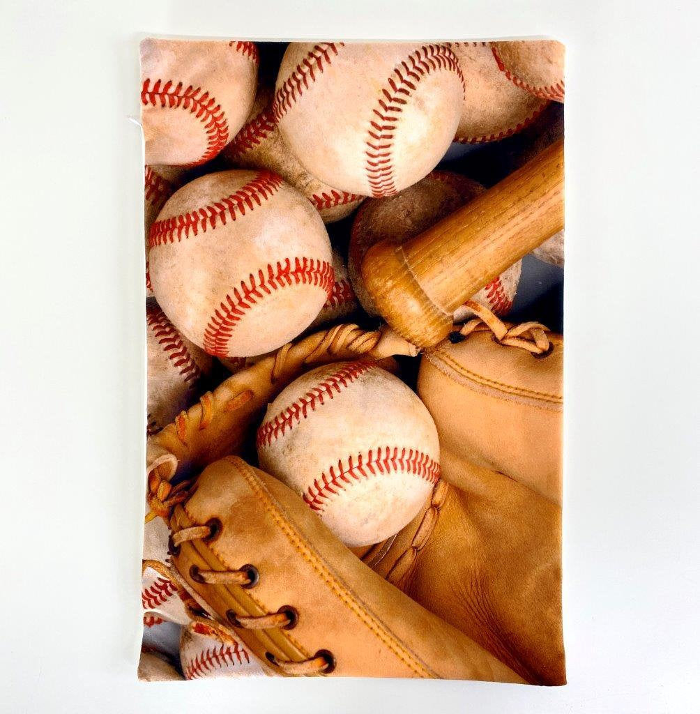 Handmade baseball-themed throw pillows featuring crisp graphics and soft fabric, perfect for baseball fans.