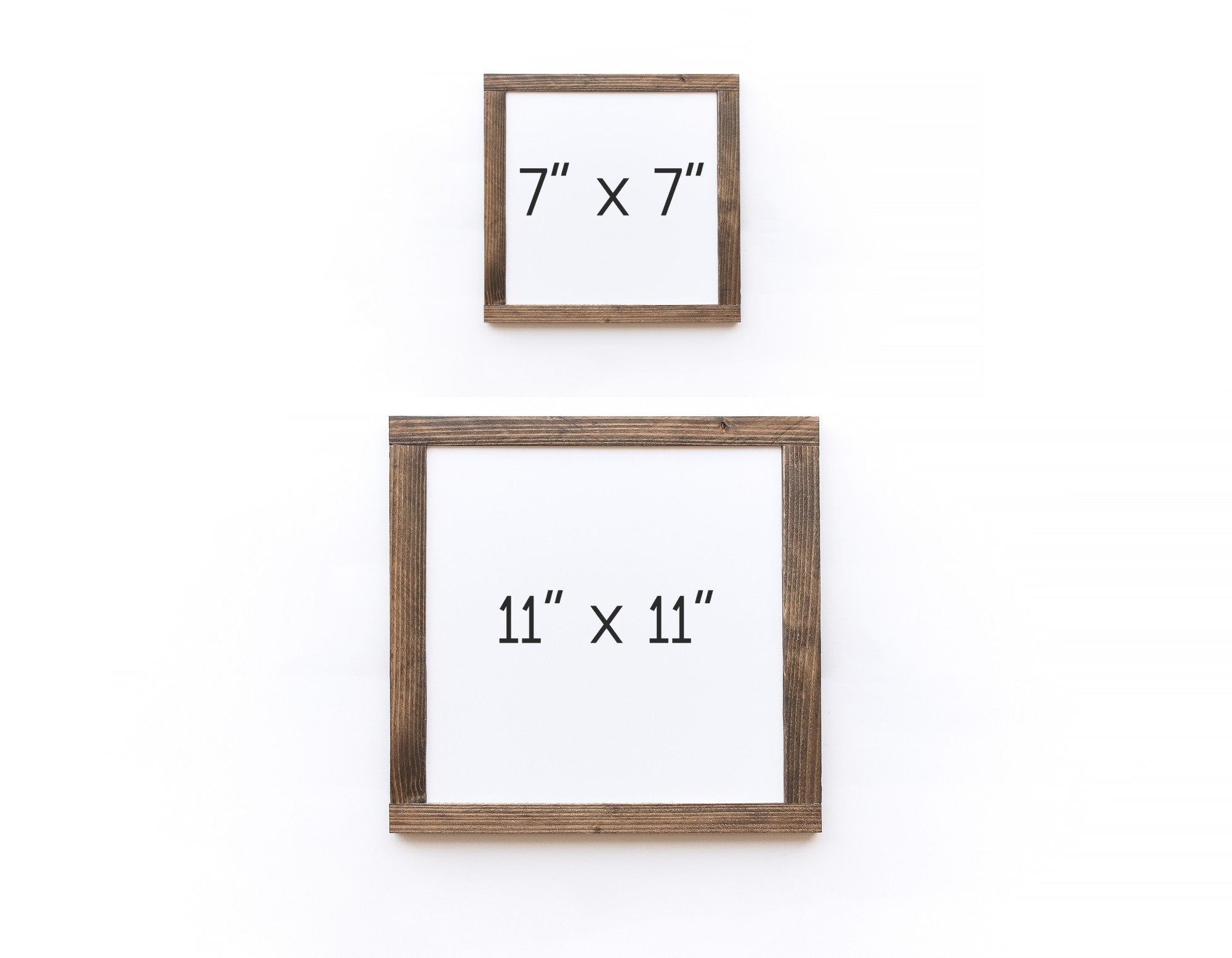 Handmade wooden bathroom sign with matte white finish, showcasing unique wood grain and knots.